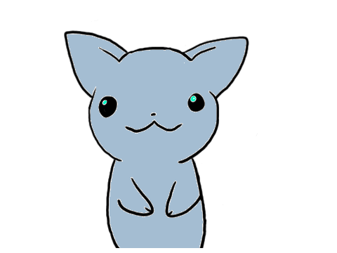 kitty licking screen