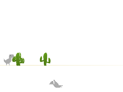 no internet dino