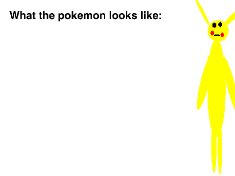 Make a Pokemon. SLENDERCHU