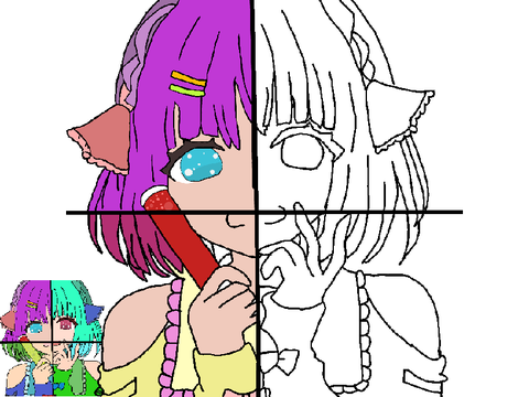 塗りリレー！続けてって！ remix
