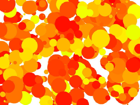 Pen Experiments #1: Paint Splatter Warm