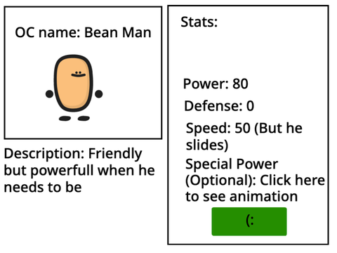 Scratcher Cards - Bean Man