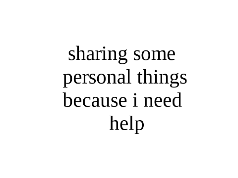 personal things