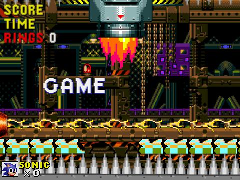 Sonic 2D Adventure Wacky Workbench Boss Bad Future.