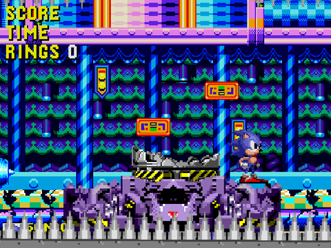 Sonic 2D Adventure Wacky Workbench Boss Good Future.