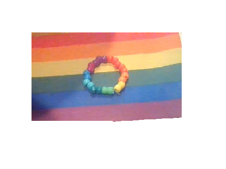 gay bracelet i made