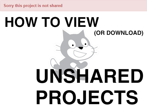View Unshared Projects