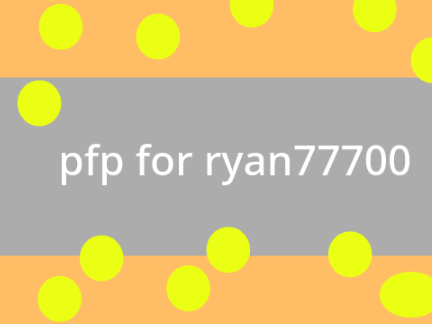 pfp for ryan77700