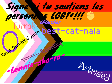Signe si tu soutient les LGBT+ !  remix