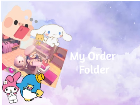 My Order Folder and shop (banners, pfps and thumbnails)