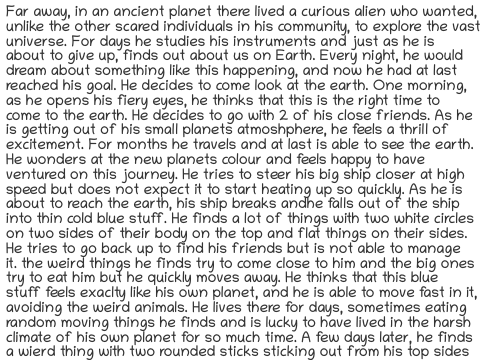 Writing Contest Entry