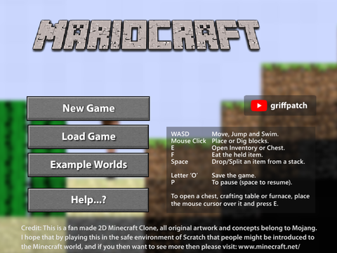Paper Minecraft v11.7 (Minecraft 2D) remix