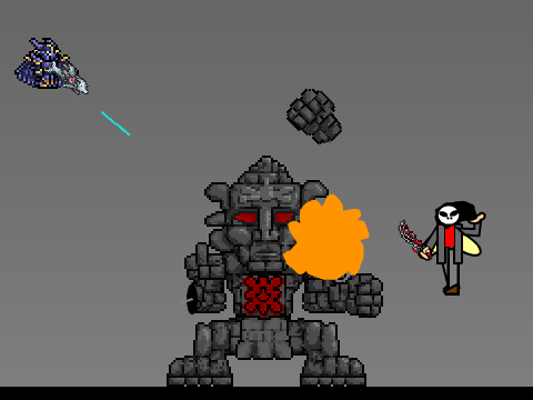 Add Yourself Fighting the Mechanical Golem!!! remix