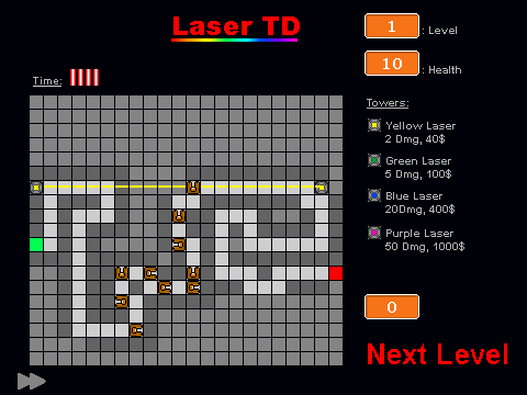 Laser Tower Defense