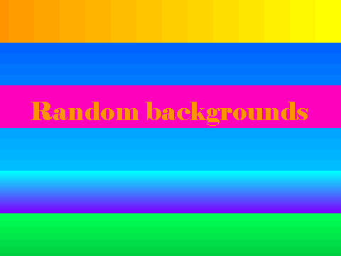Pick your fav. background