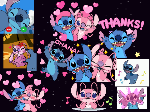 Characters - Stitch and angel remix remix