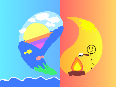 Water and fire 