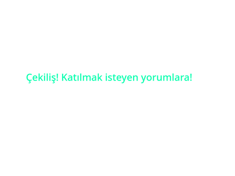 Çekiliş! ✨