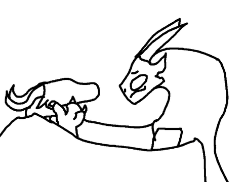 bad habbits Clay x Peril (ClayRil) WIP
