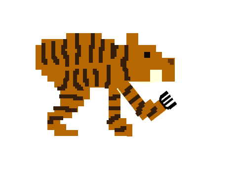 Tiger attack animations