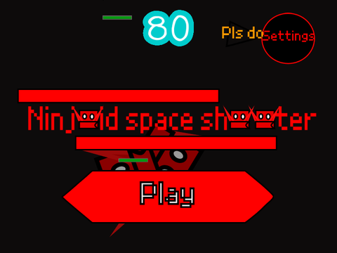 Ninjoid Space shooter competition entry 