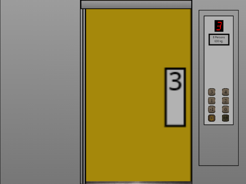 Efficient swing door generic lift ride