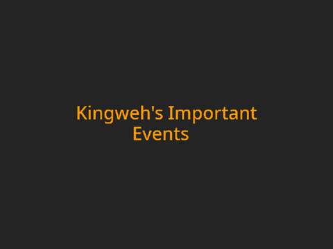 Kingfisher's Important Events