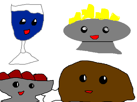 Thanksgiving/Christmas food sprites