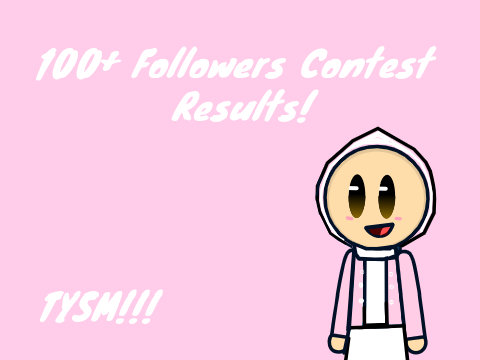 100+ Followers Contest Results!