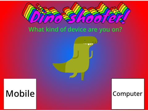 Dinosaur shooter!