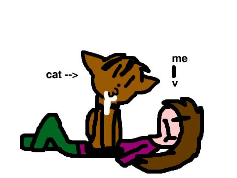 Me and my cat