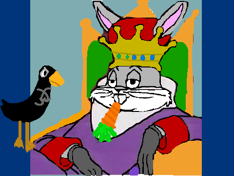 All hail King Bugs Bunny, Long may he live