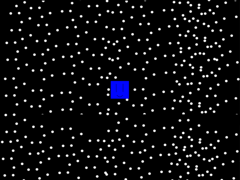 Scrolling stars