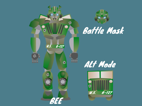 Bumblebee WWll(War Torn) NON-TRANSFORMABLE 