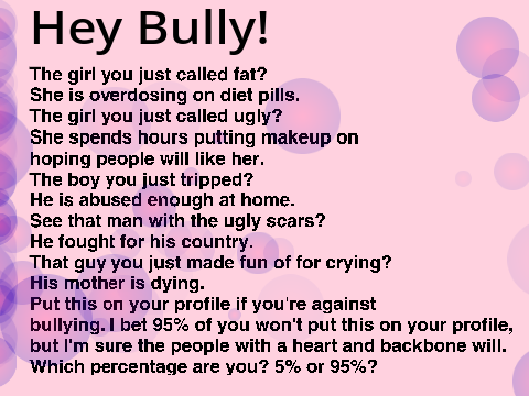 Hey Bully! Look over here!  remix remix remix