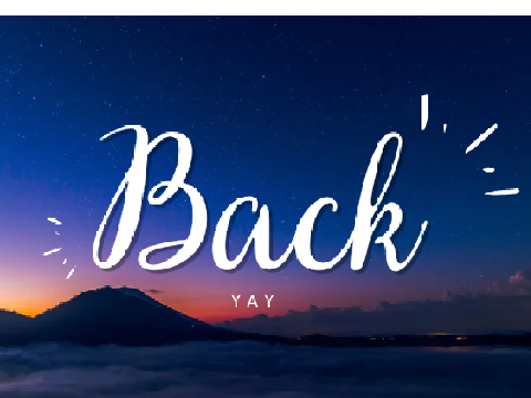◈ Back <3 ◈