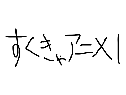 スク友の誕生日祝いに贈るアニメ