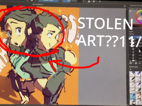 got called out for ai/stealing, SO HERE'S PROOF YIPEE!11!