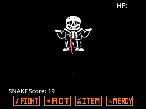 Snake but sans but It's hard to not win