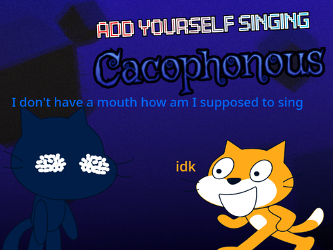 Cacophonous but it never starts