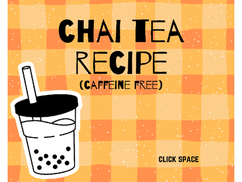 Chai Tea Recipe ♥ 