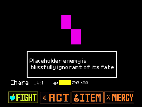 Undertale battle template