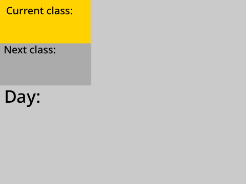 Classes (Sophomore year)