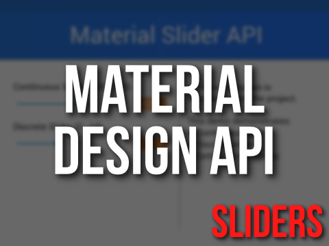 MD: Slider API