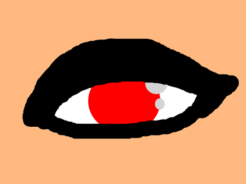 NightDream's moving eye