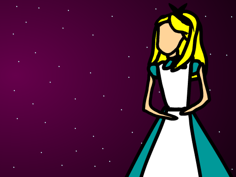 Alice in Wonderland Vector Art remix