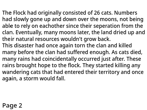 A Sparrow's Story - Prologue - WIP
