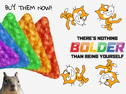 Rainbow Doritos Advertisment! {FILLER}