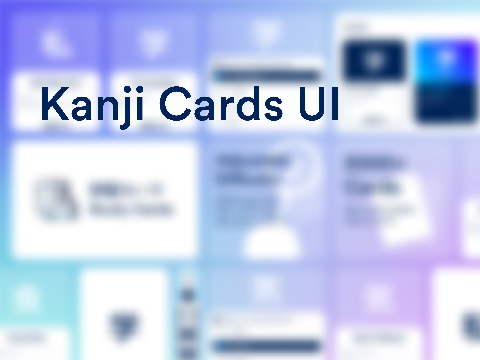 Kanji Cards UI
