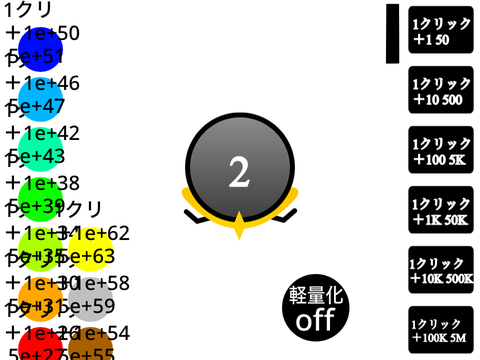 廃人クリッカー 廃人にならない版